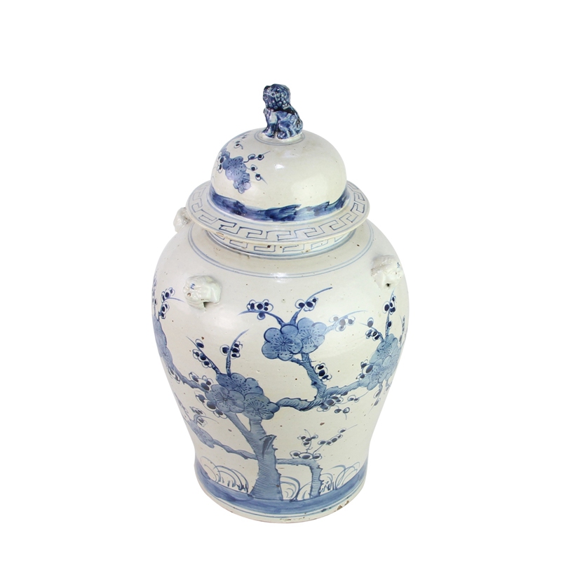 The Ming Garden Collection - Grote Porseleinen Gemberpot Met Bomen