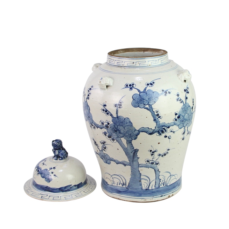 The Ming Garden Collection - Grote Porseleinen Gemberpot Met Bomen