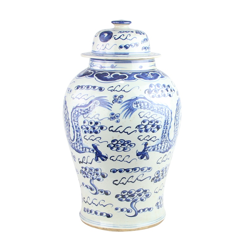 The Ming Garden Collection - Grote Porseleinen Pot met Draak