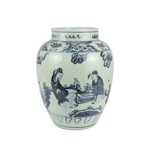 The Ming Garden Collection - Porseleinen Vaas Met Wolken