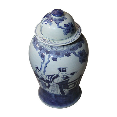 The Ming Garden Collection - Grote Porseleinen Pot Met Oude Keizers