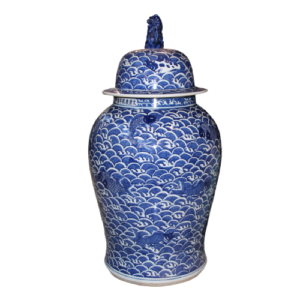 The Ming Garden Collection - Grote Chinese Porseleinen Pot Met Vissen