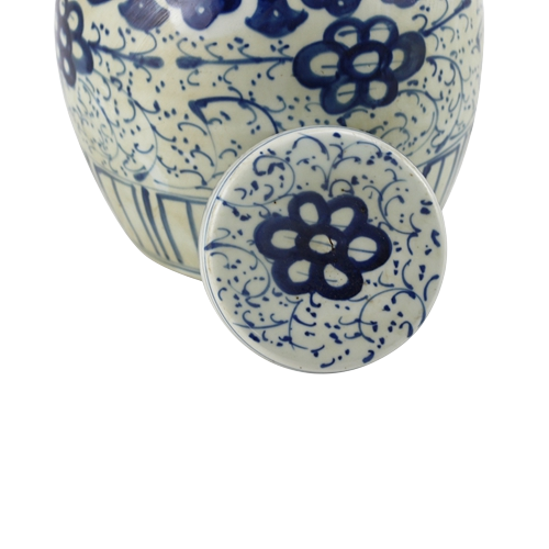 The Ming Garden Collection - Chinese Porseleinen Pot Met Bloemetjes