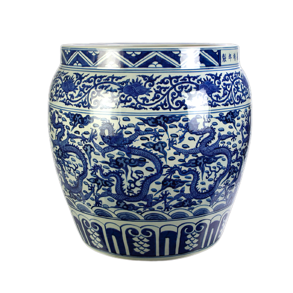 Extra Grote Bloempot Met Draken