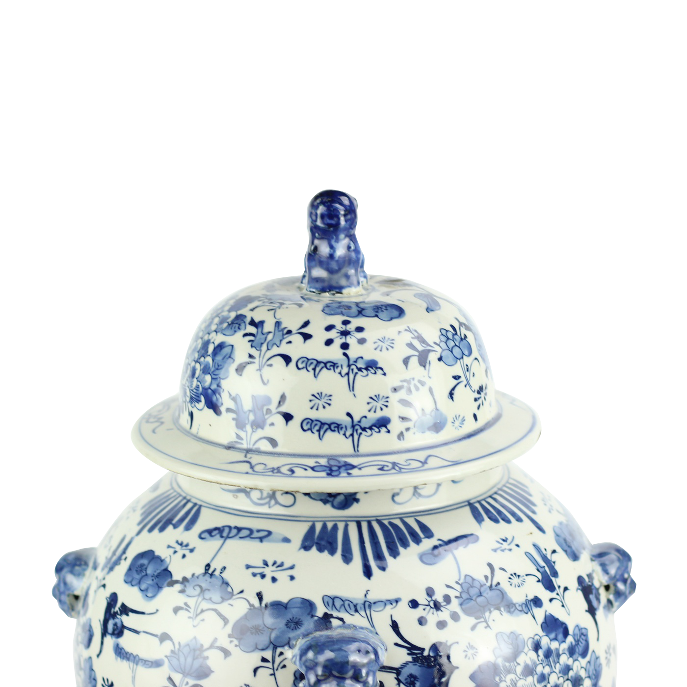 Grote Porseleinen Pot Met Bloemetjes - The Ming Garden Collection